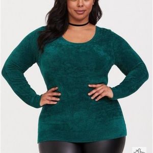 Torrid teal sweater